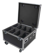 ProX XS-PARU48W Par Can Universal Utility Case with 4 Wheels Holds 4 Large or 8 Slim LED Par Lights