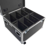 ProX XS-PARU48W Par Can Universal Utility Case with 4 Wheels Holds 4 Large or 8 Slim LED Par Lights
