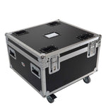 ProX XS-PARU48W Par Can Universal Utility Case with 4 Wheels Holds 4 Large or 8 Slim LED Par Lights