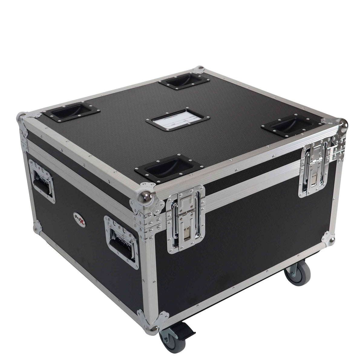 ProX XS-PARU48W Par Can Universal Utility Case with 4 Wheels Holds 4 Large or 8 Slim LED Par Lights