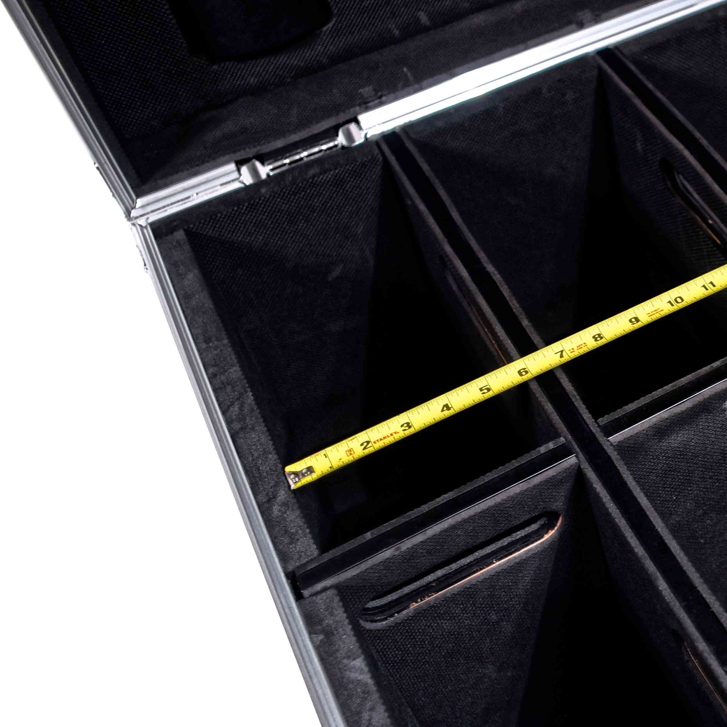 ProX XS-PARU48W Par Can Universal Utility Case with 4 Wheels Holds 4 Large or 8 Slim LED Par Lights