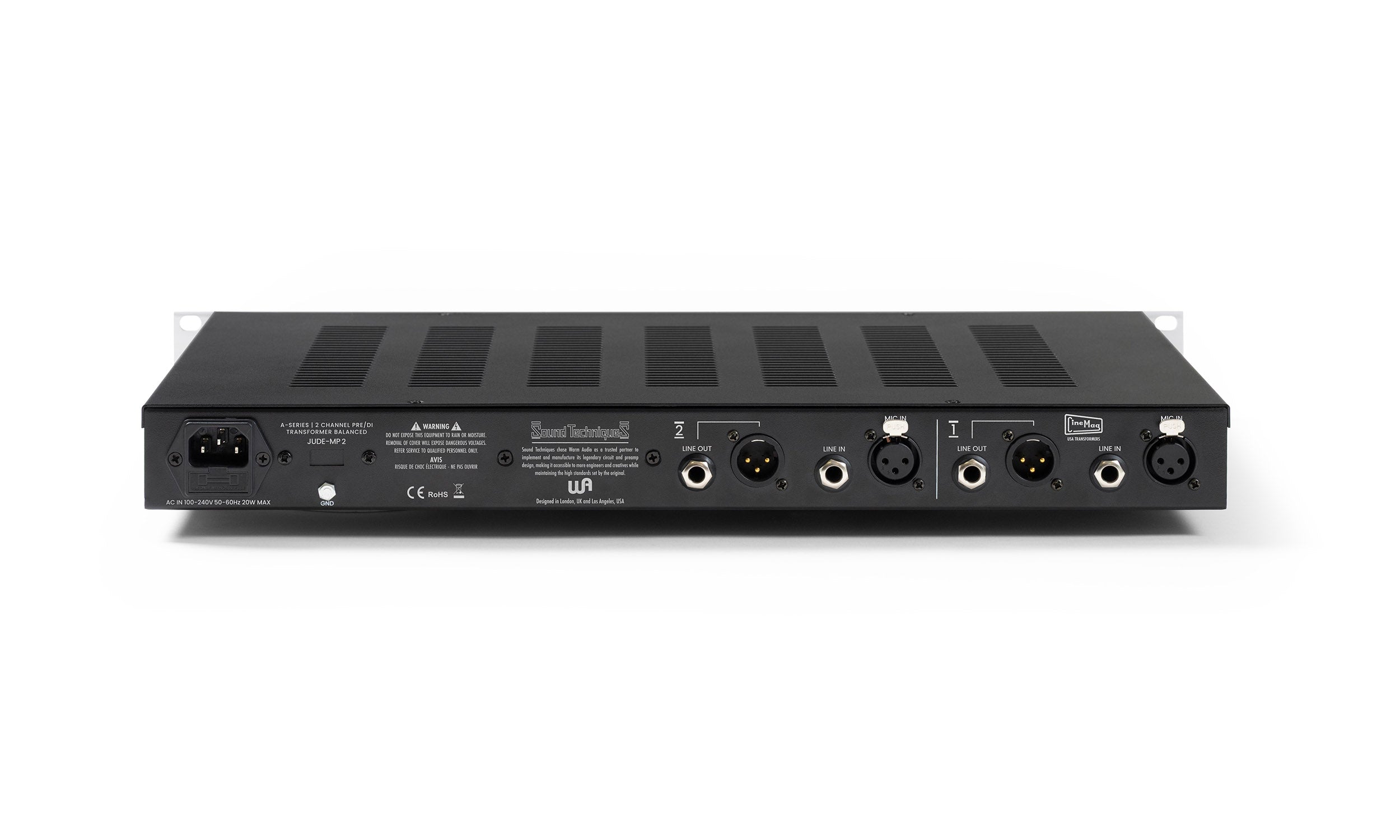 Warm Audio JUDE-MP2 Sound Techniques Stereo Jude Microphone Preamp