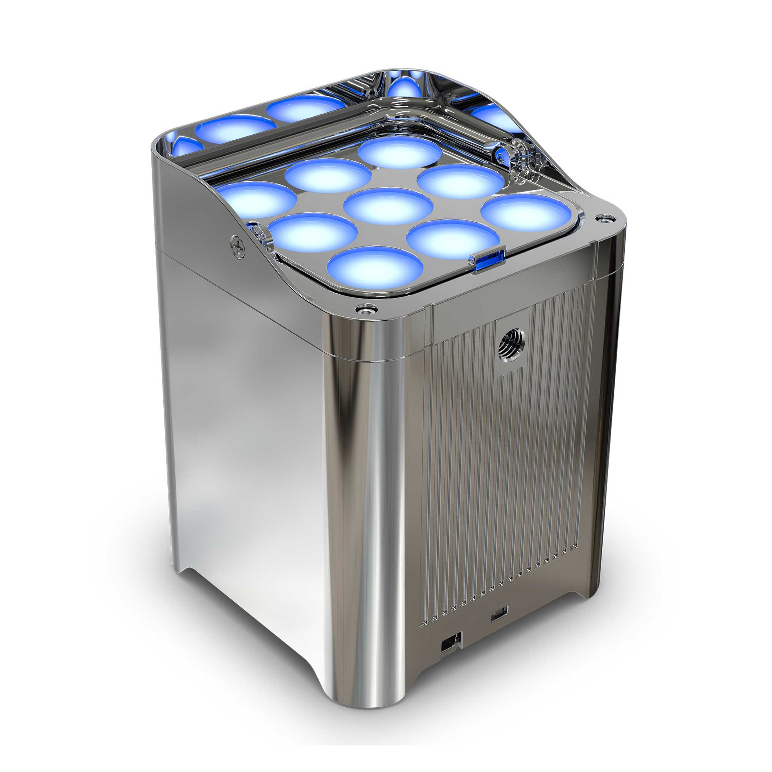 CHAUVET Professional WELLFITXX6, 6 Pack IP65 LED lights with Charging Case
