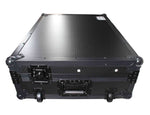 ProX XS-PRIME4MK2WBL ATA Flight Case with Wheels for Denon DJ PRIME 4 G2 PRIME 4 MK2 Controller 1U Rack Space, Black Finish