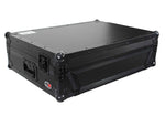 ProX XS-PRIME4MK2WBL ATA Flight Case with Wheels for Denon DJ PRIME 4 G2 PRIME 4 MK2 Controller 1U Rack Space, Black Finish