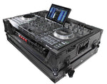 ProX XS-PRIME4MK2WBL ATA Flight Case with Wheels for Denon DJ PRIME 4 G2 PRIME 4 MK2 Controller 1U Rack Space, Black Finish