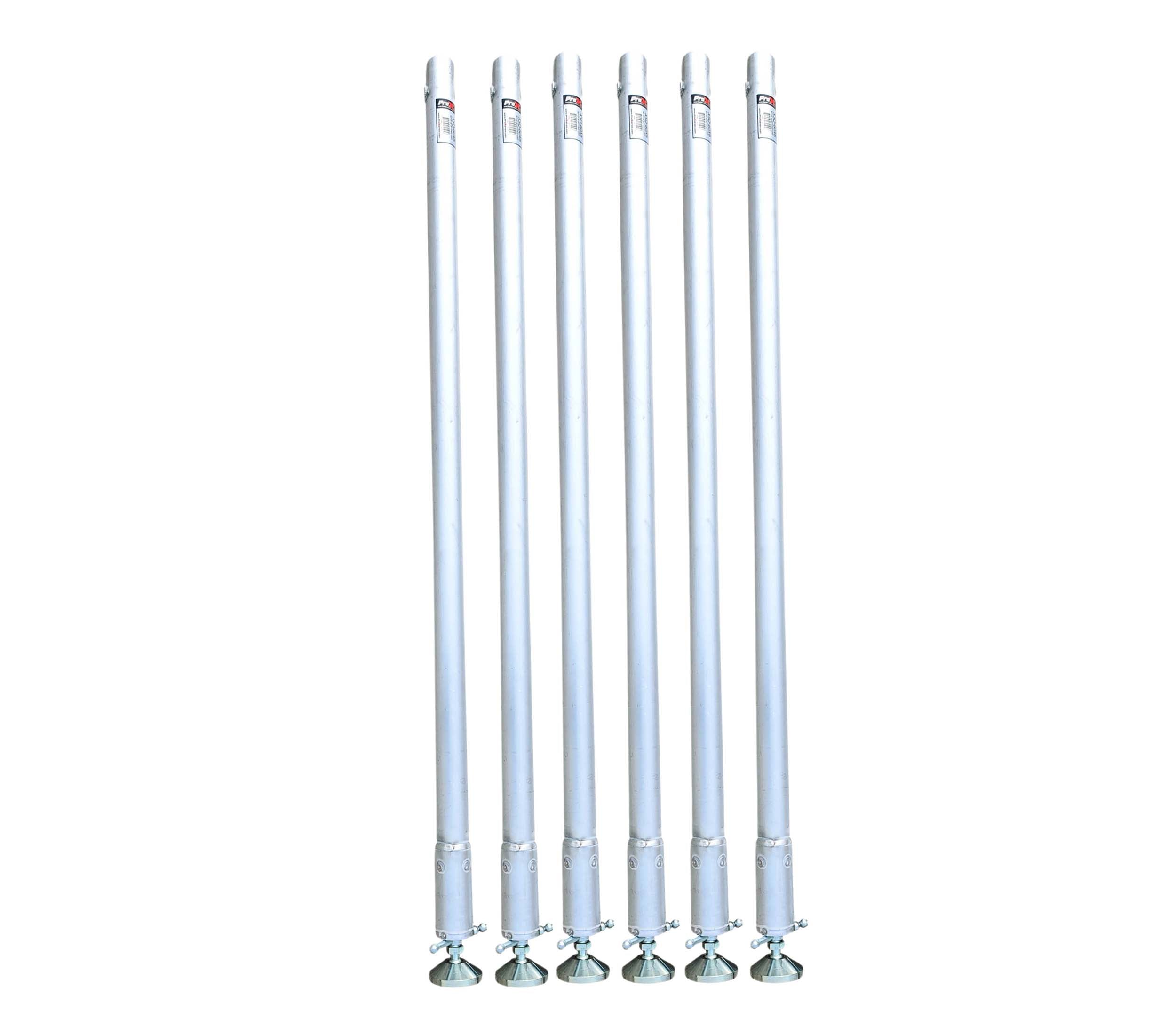ProX XSQ-60X6 Stage Legs Pack of 6, 2" Aluminum Tubing
