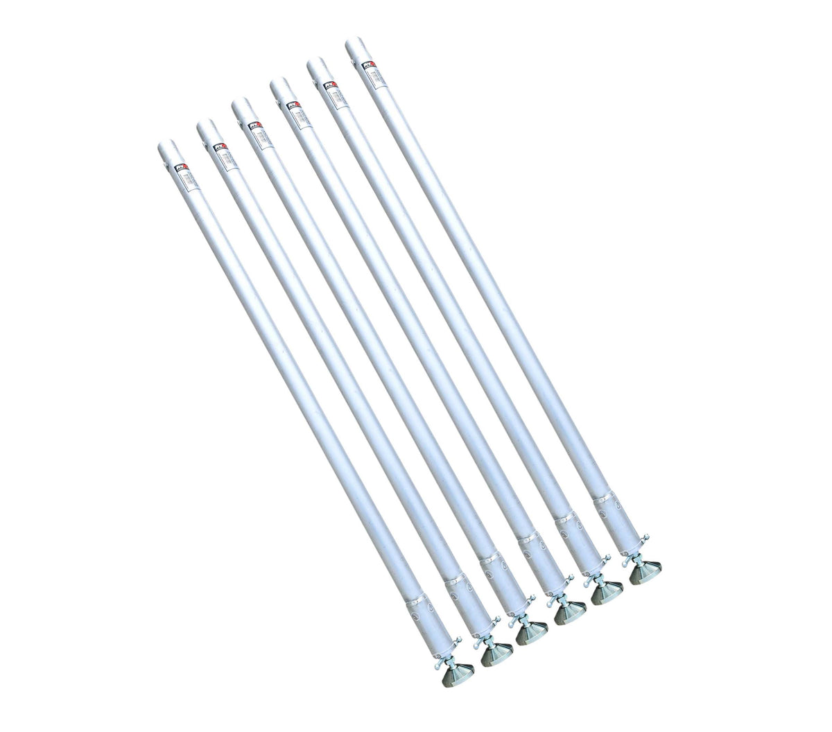 ProX XSQ-60X6 Stage Legs Pack of 6, 2" Aluminum Tubing