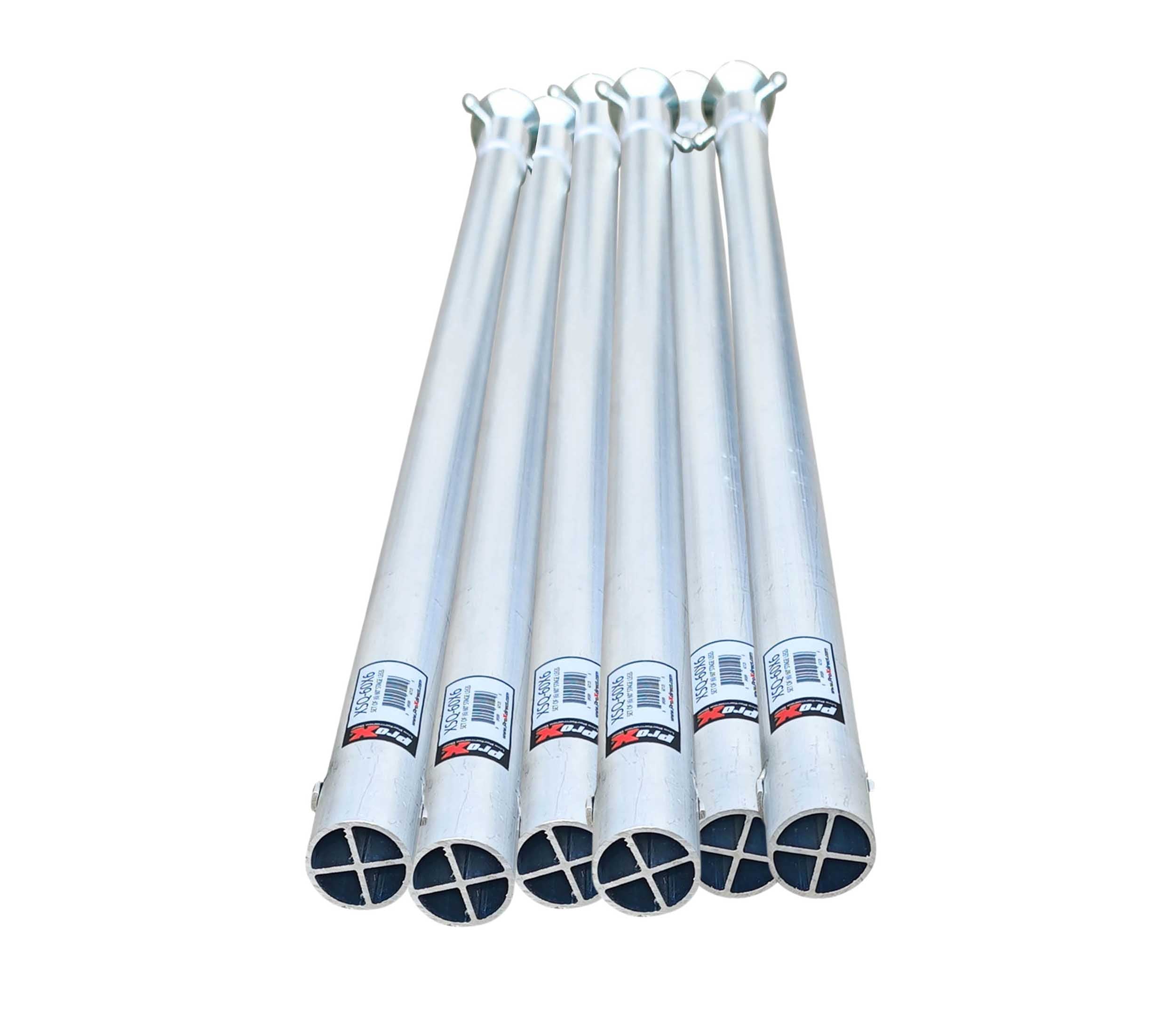 ProX XSQ-60X6 Stage Legs Pack of 6, 2" Aluminum Tubing