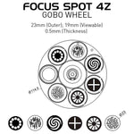 B-Stock: ADJ Focus Spot 4Z Pearl, Moving Head Spot Fixture with Motorized Focus and Zoom - White
