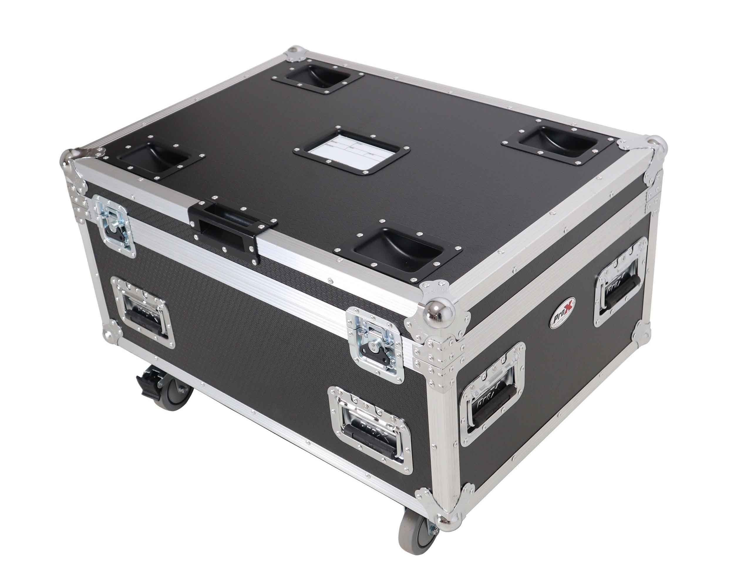 ProX XS-SP2X121030W Universal ATA Dual Speaker Flight Case for 2x RCF NXL14 and Similar-Sized Speakers