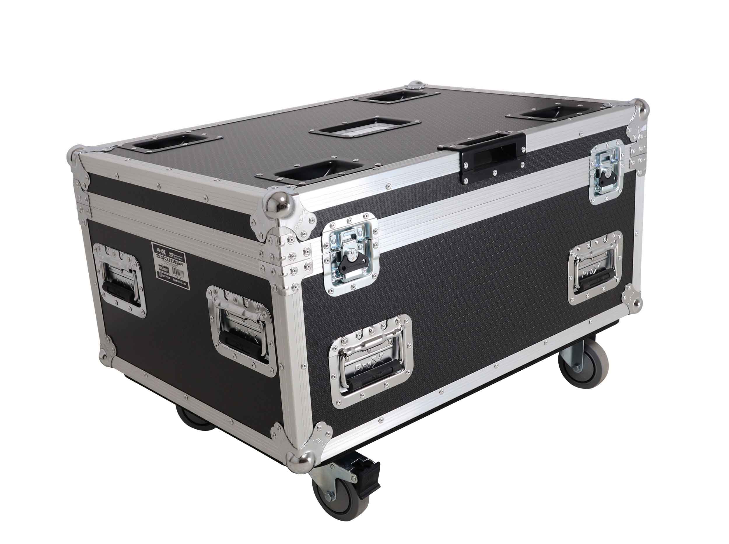 ProX XS-SP2X121030W Universal ATA Dual Speaker Flight Case for 2x RCF NXL14 and Similar-Sized Speakers