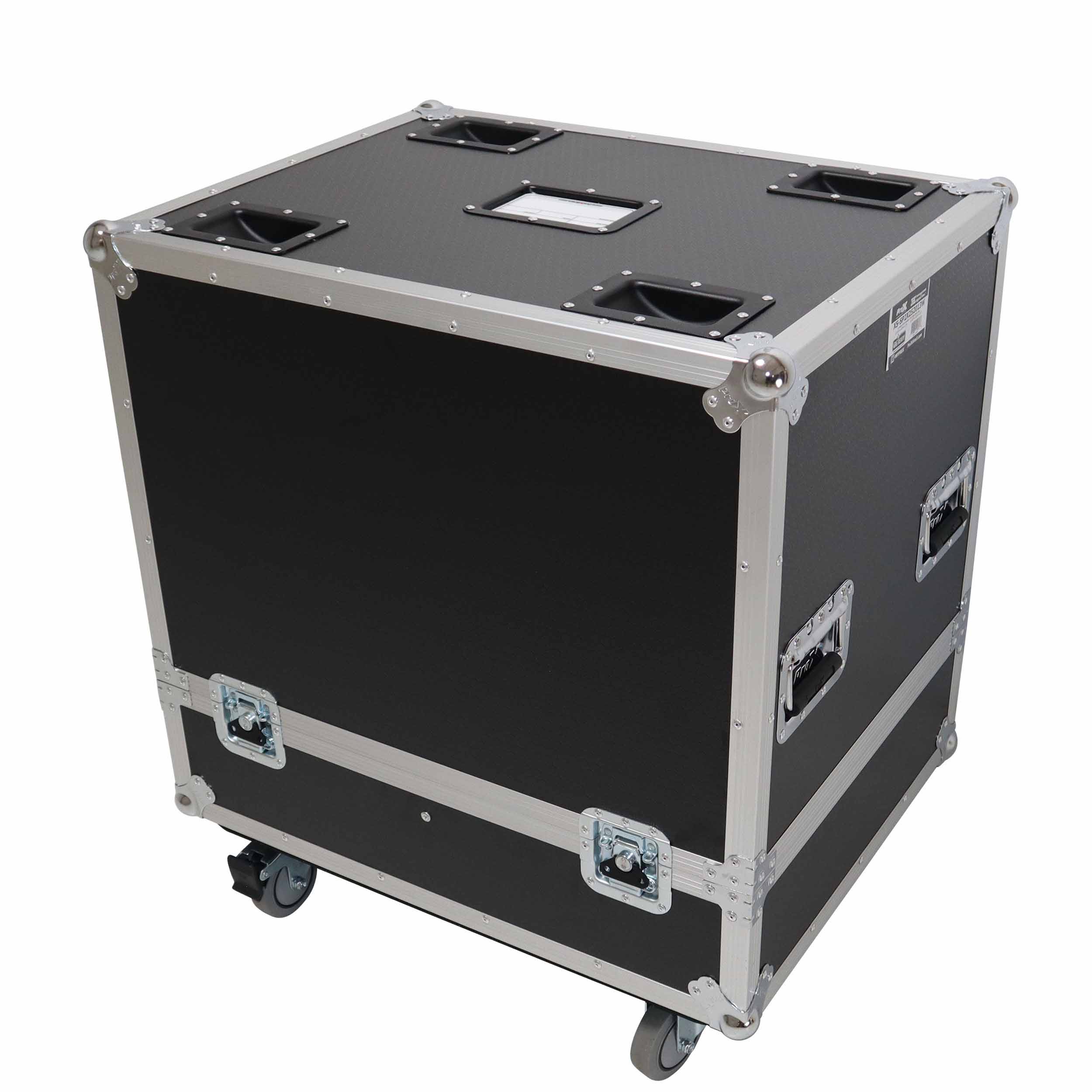 ProX XS-SP2X252013W Universal Dual Speaker Flight Case for 2x JBL EON ONE PA Systems, Fits Speakers