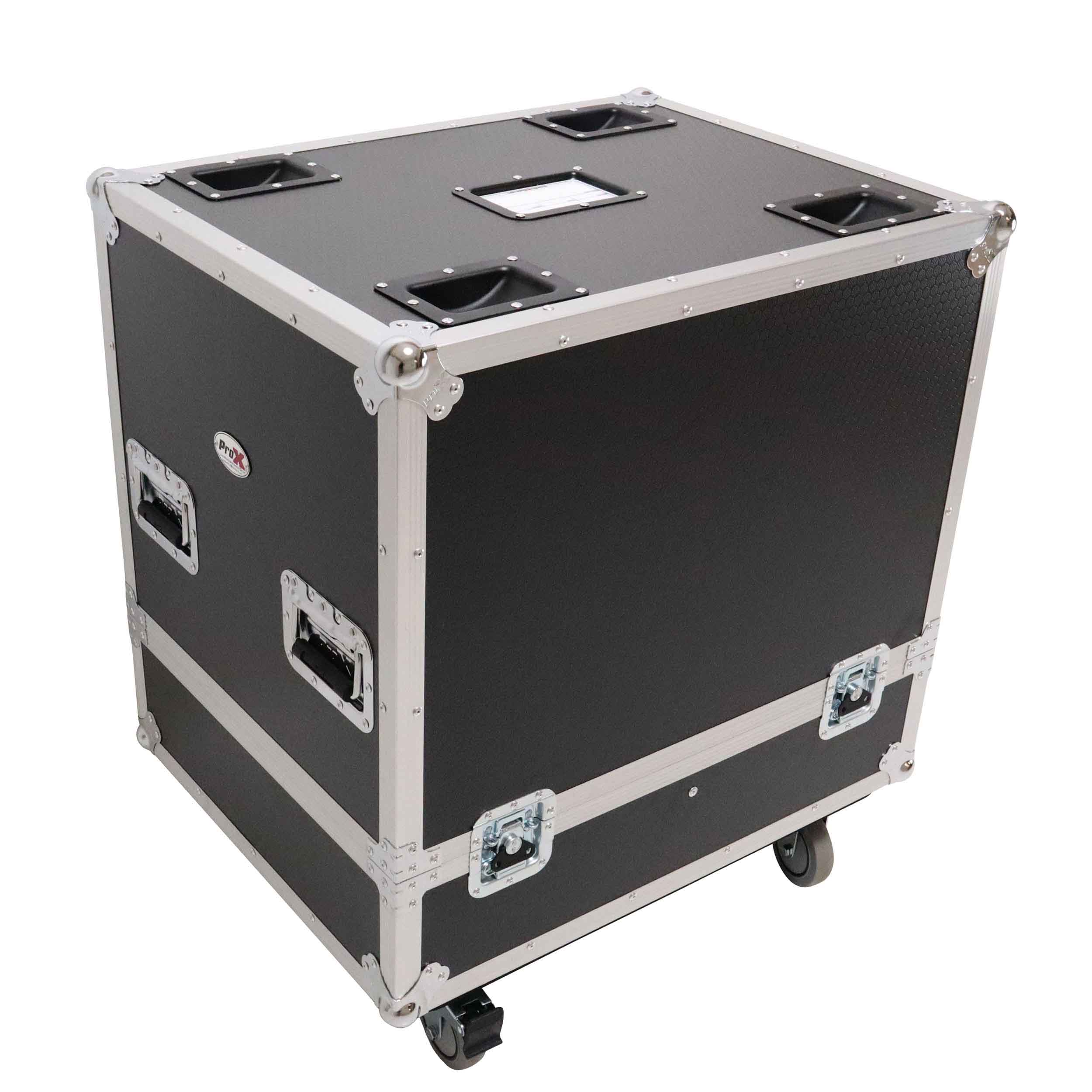 ProX XS-SP2X252013W Universal Dual Speaker Flight Case for 2x JBL EON ONE PA Systems, Fits Speakers