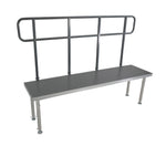 ProX XSQ-GR8FTPRO MK4 8 Ft Professional Single Guard Rail for StageQ Portable Stage Platform