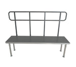 ProX XSQ-GR8FTPRO MK4 8 Ft Professional Single Guard Rail for StageQ Portable Stage Platform