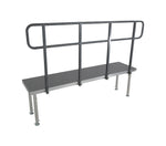 ProX XSQ-GR8FTPRO MK4 8 Ft Professional Single Guard Rail for StageQ Portable Stage Platform
