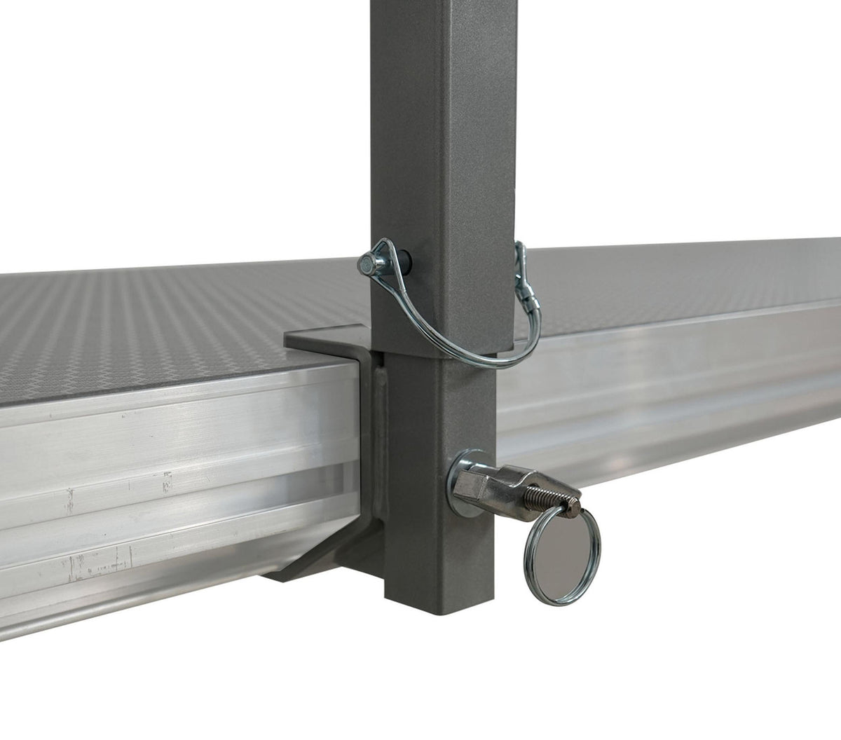 ProX XSQ-GR8FTPRO MK4 8 Ft Professional Single Guard Rail for StageQ Portable Stage Platform