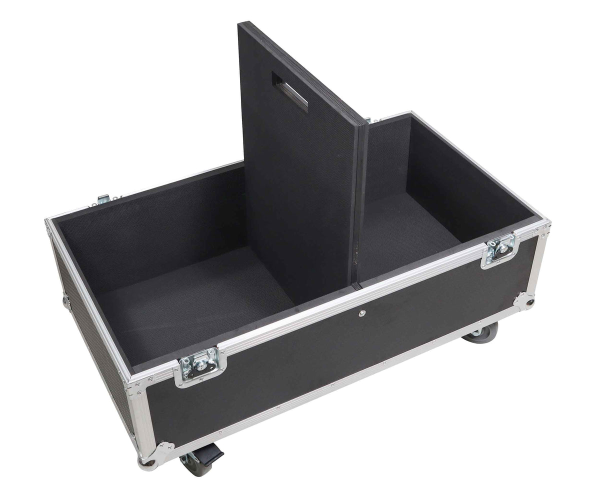 ProX XS-SP2X331816W 2-Speaker ATA Flight Case for QSC KW152 and RCF TTL 4-A Speakers