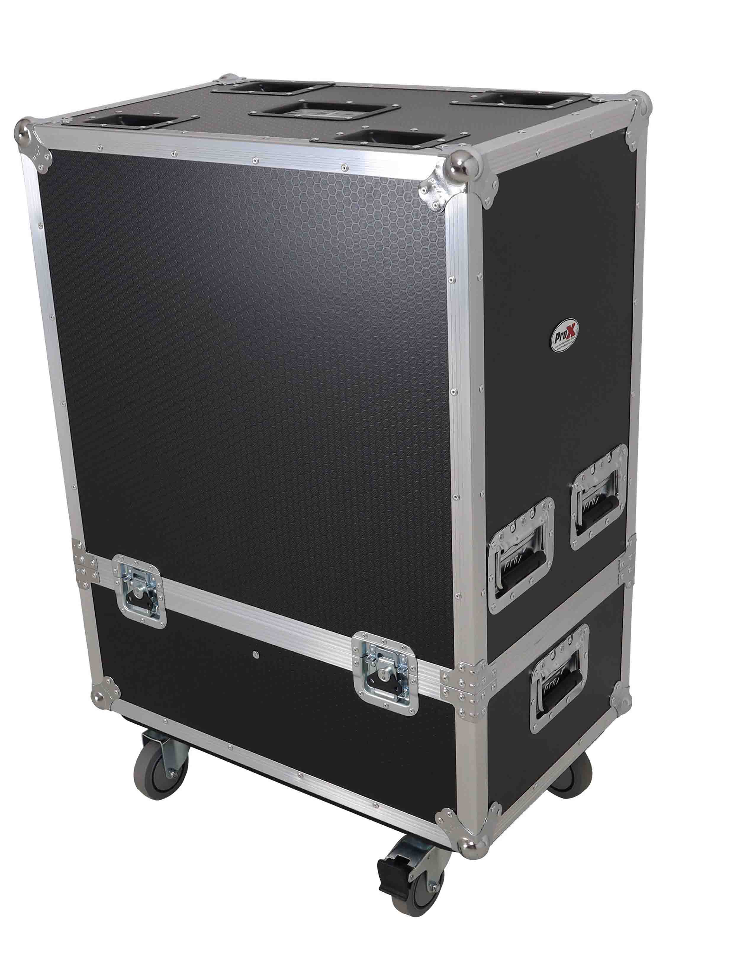 ProX XS-SP2X341514W Universal ATA Dual-Speaker Flight Case for 2x RCF TTL4 Speakers