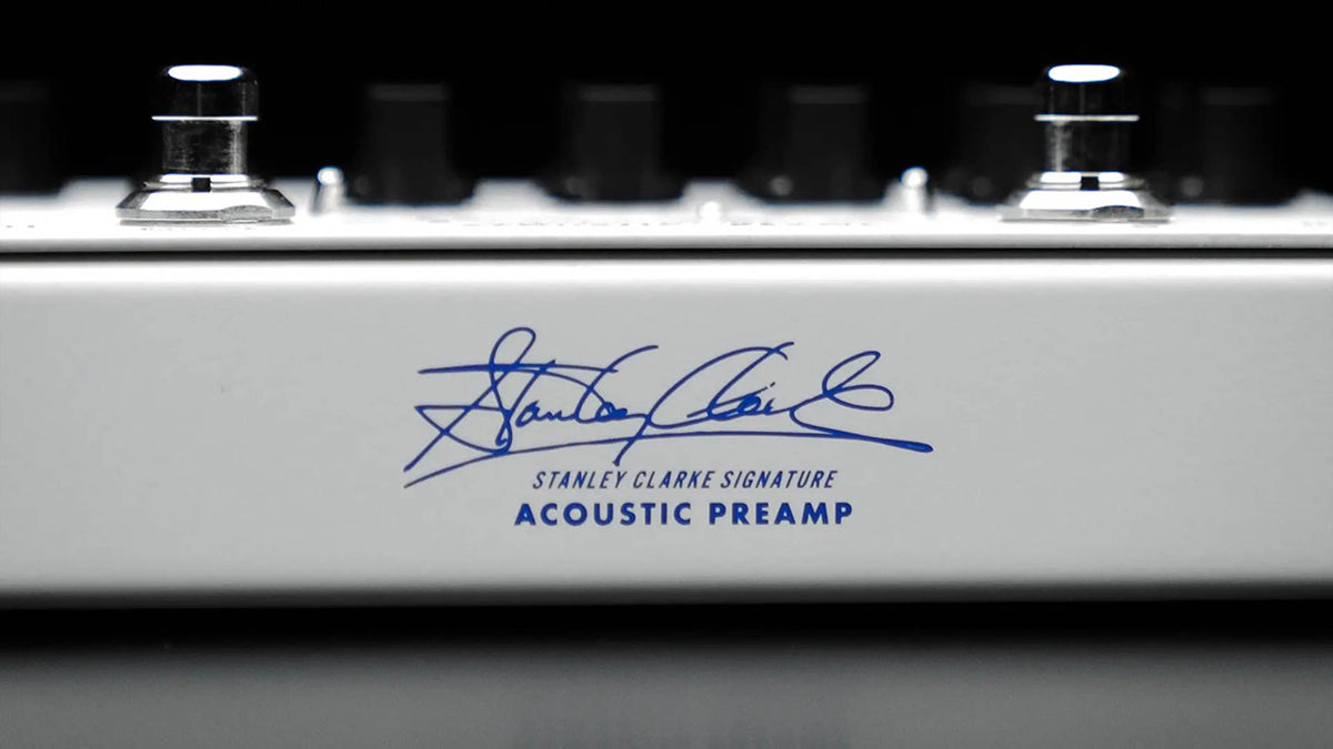 EBS Stanley Clarke Signature Acoustic Preamp Pedal with 2 Channels