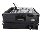 ProX XS-PRIME4MK2WLTBL LED ATA Flight Case with Wheels for Denon PRIME 4 G2 PRIME 4 MK2 DJ Controller, Sliding with Black Hardware