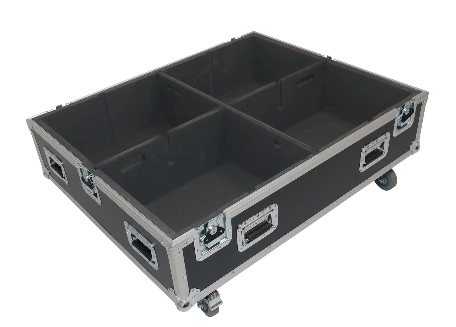 ProX XS-SP4X262015W Universal Dual Speaker Flight Case Fits (4)