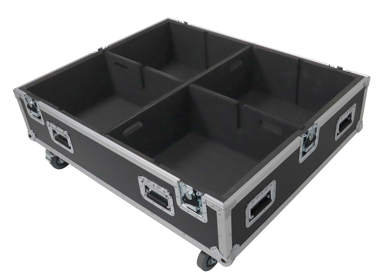 ProX XS-SP4X262015W Universal Dual Speaker Flight Case Fits (4)