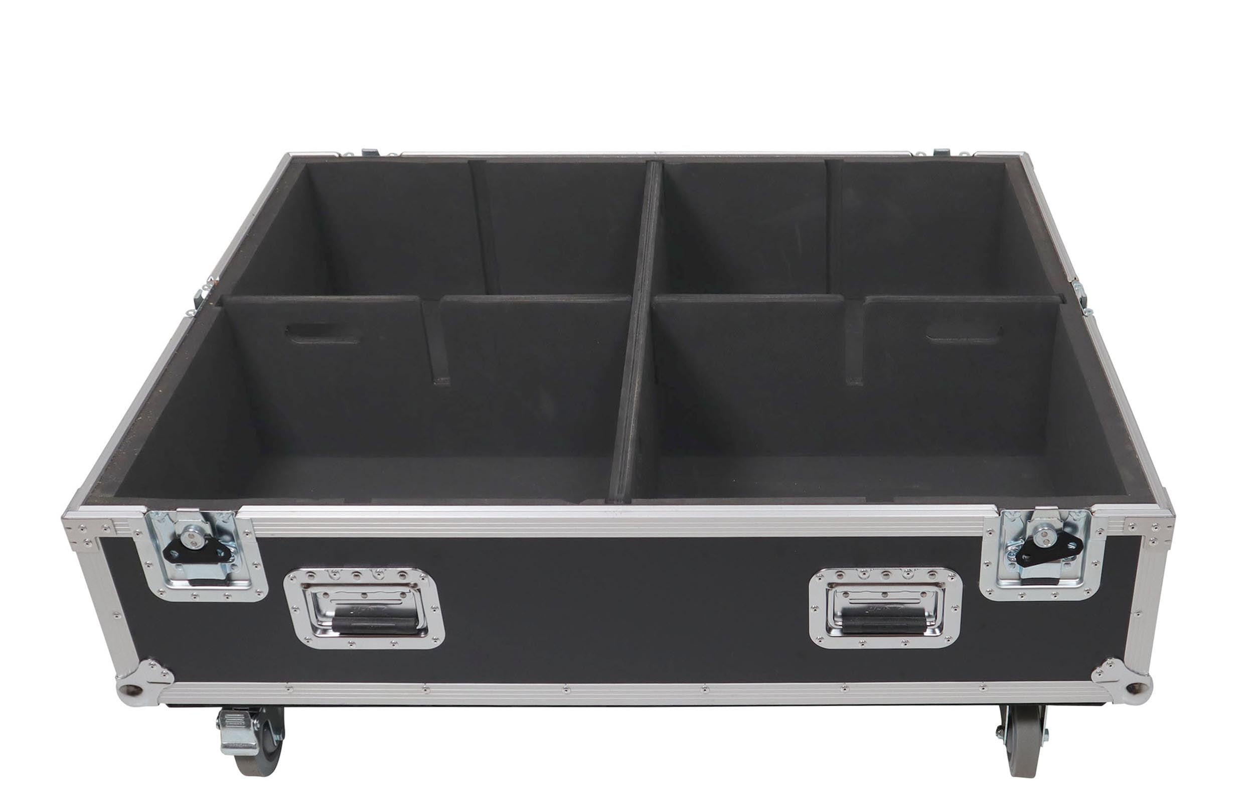 ProX XS-SP4X262015W Universal Dual Speaker Flight Case Fits (4)