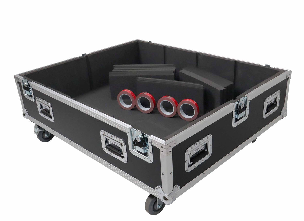 ProX XS-SP4X262015W Universal Dual Speaker Flight Case Fits (4)