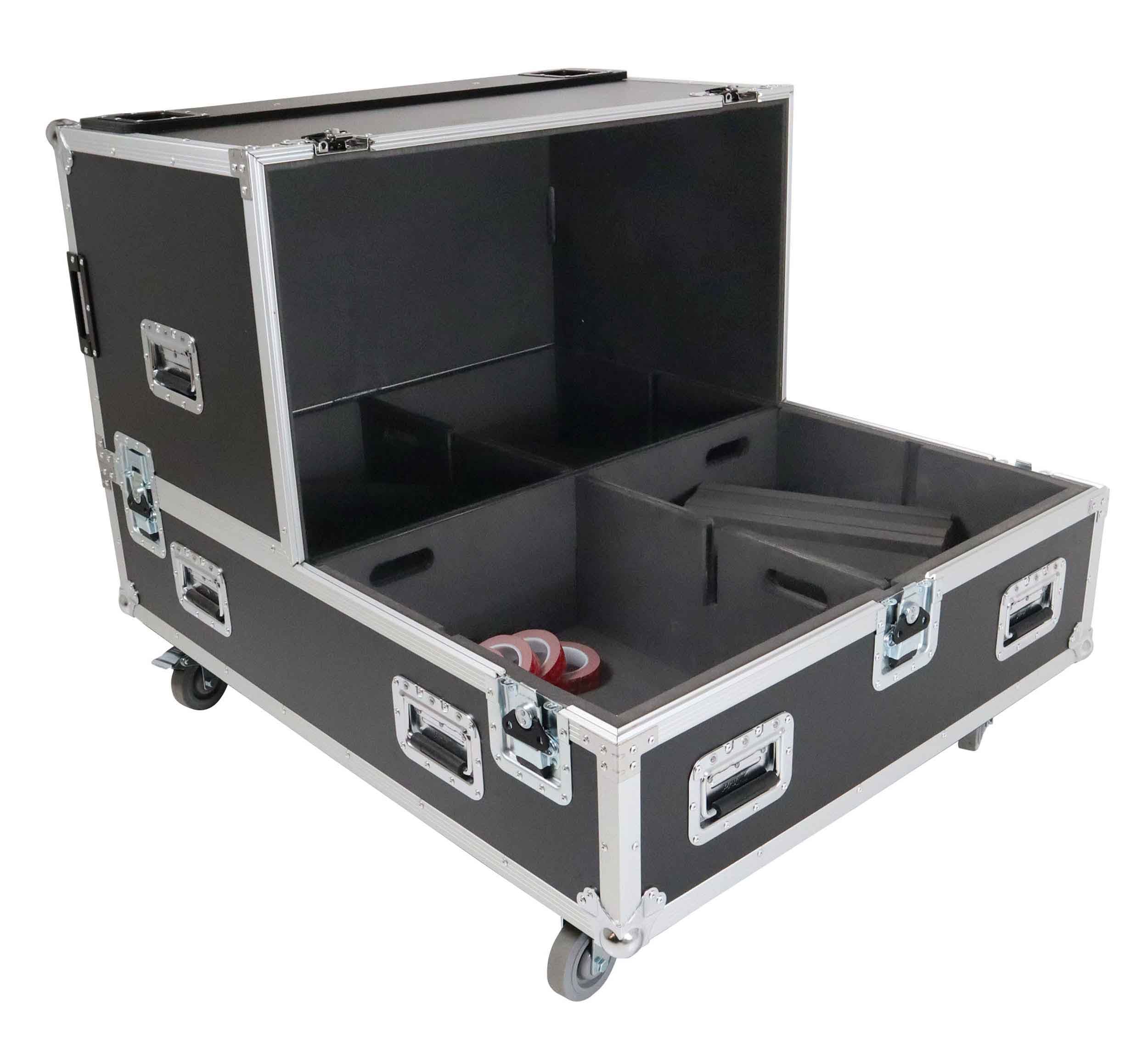 ProX XS-SP4X262015W Universal Dual Speaker Flight Case Fits (4)