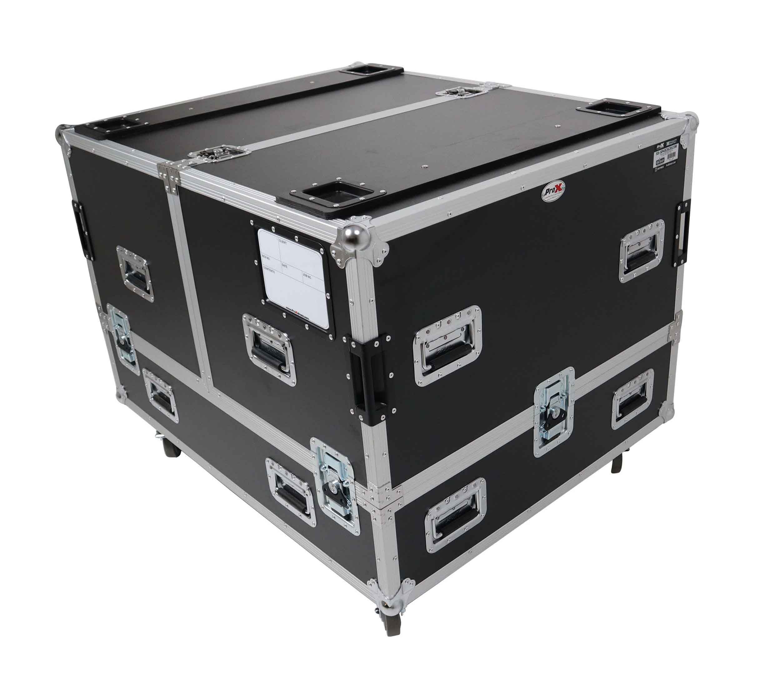 ProX XS-SP4X262015W Universal Dual Speaker Flight Case Fits (4)