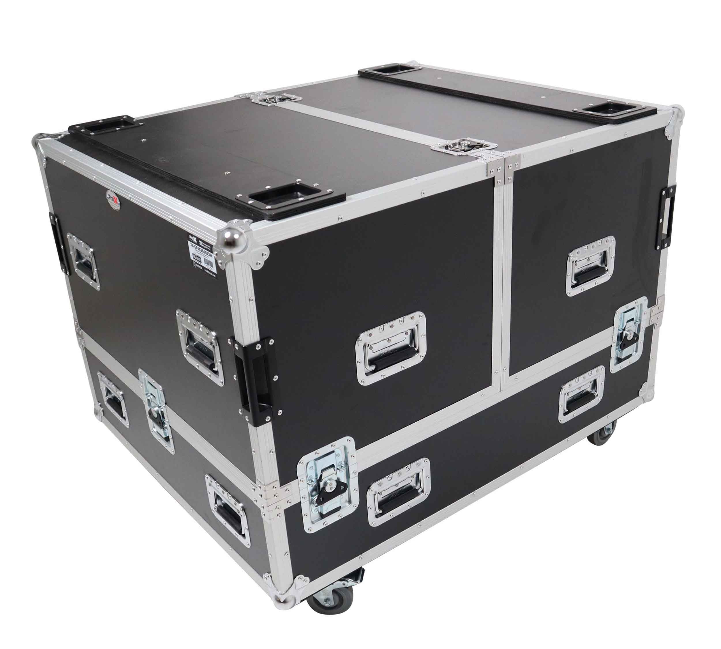 ProX XS-SP4X262015W Universal Dual Speaker Flight Case Fits (4)