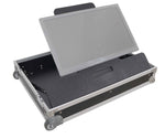ProX XS-TV32FMW 32" LED Floor Monitor ATA Road Case with Adjustable Tilt and Low-Profile Wheels