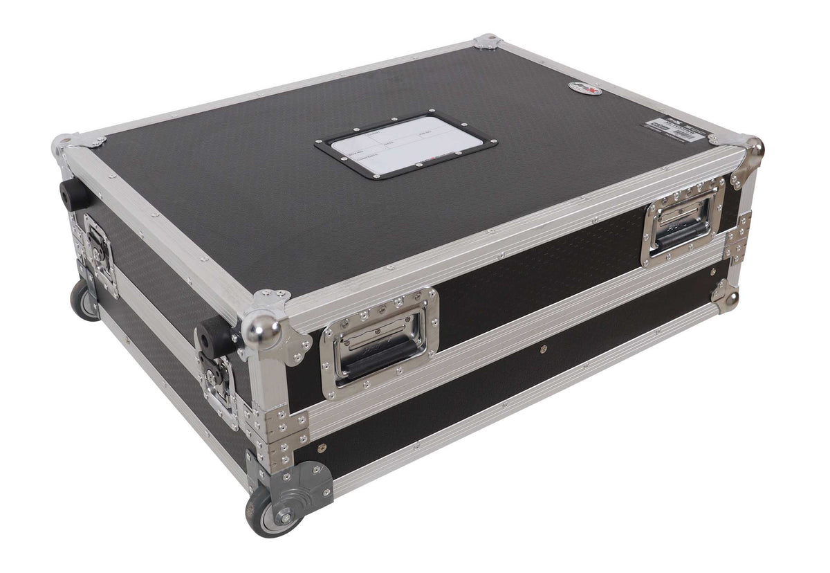 ProX XS-TV32FMW 32" LED Floor Monitor ATA Road Case with Adjustable Tilt and Low-Profile Wheels
