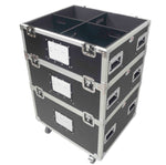 ProX XS-UTL2430TIER5 TruckPax 5-Tier Utility ATA Flight Case with Dividers and 4" Casters
