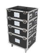 ProX XS-UTL2430TIER5 TruckPax 5-Tier Utility ATA Flight Case with Dividers and 4" Casters