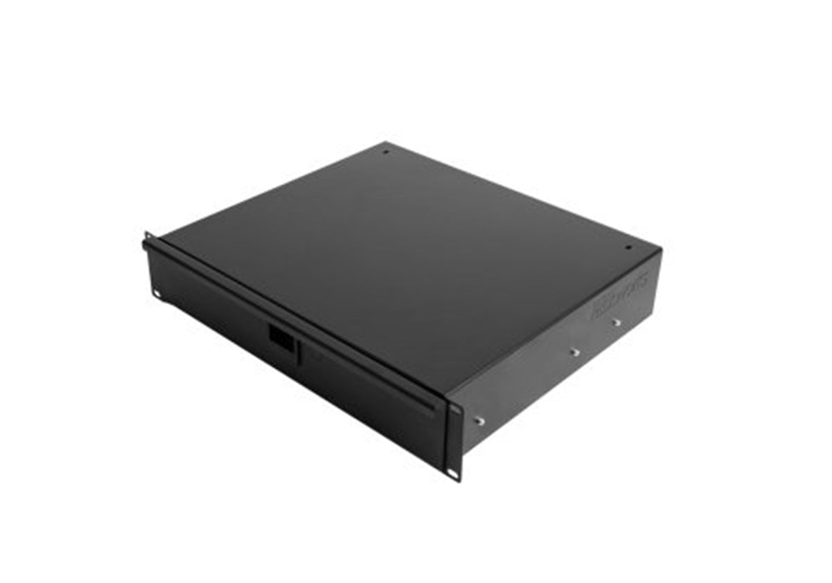 Gator Rackworks GRW-DRWHANDHELD6, 2U Rack Drawer for Six Wireless Microphones