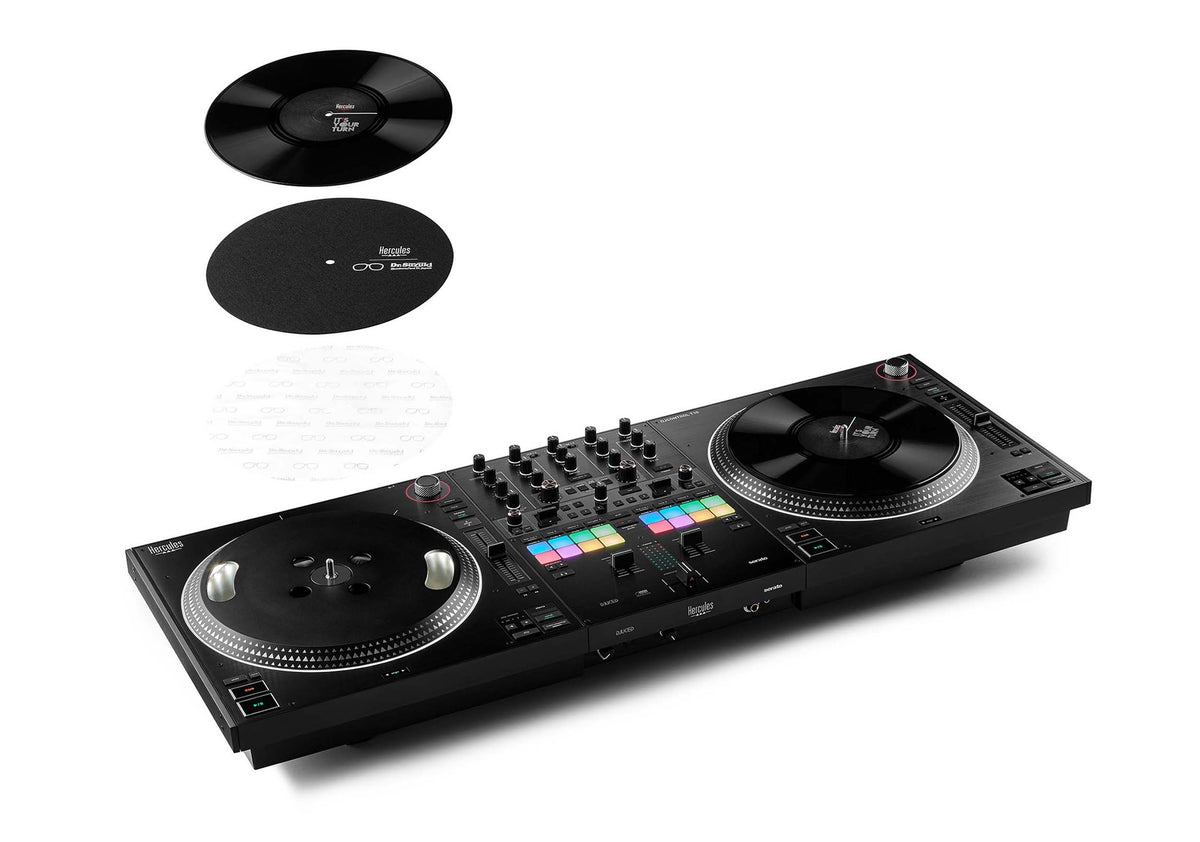 Hercules DJControl T10 10" Motorized DJ Controller with 10-Inch Vinyl