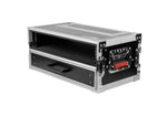Gator GTOUR-2U-2UDR, ATA-Style 2U Rack Flight Case with 2U Storage Drawer