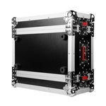 Gator GTOUR-2U-2UDR, ATA-Style 2U Rack Flight Case with 2U Storage Drawer