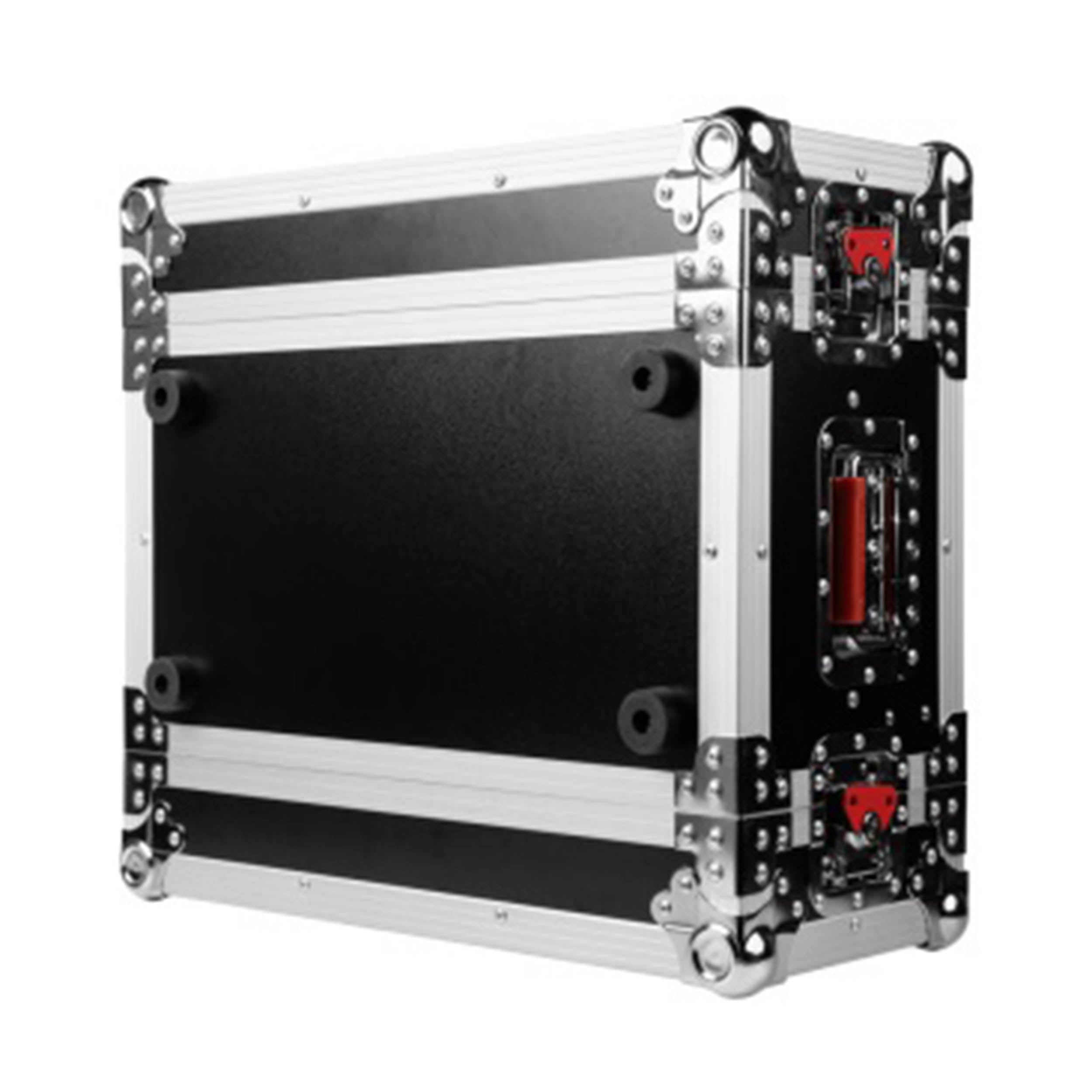 Gator GTOUR-2U-2UDR, ATA-Style 2U Rack Flight Case with 2U Storage Drawer