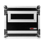 Gator GTOUR-2U-2UDR, ATA-Style 2U Rack Flight Case with 2U Storage Drawer