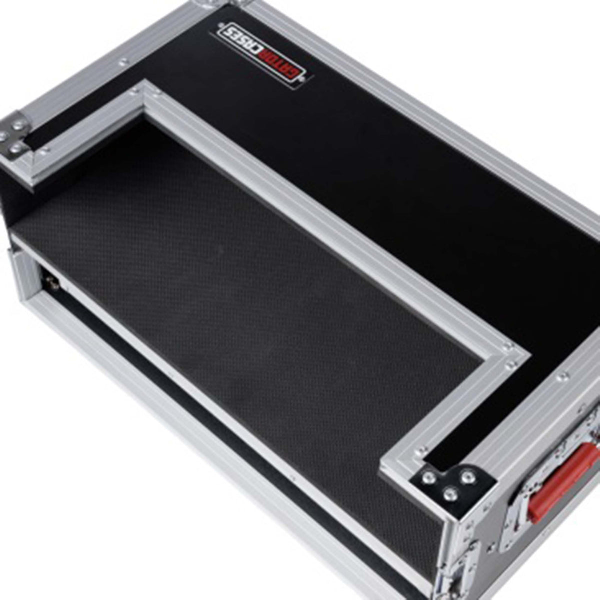 Gator GTOUR-2U-2UDR, ATA-Style 2U Rack Flight Case with 2U Storage Drawer