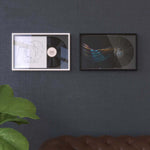 Glorious REC-DISP-FRAME-WHT Vinyl Record Wall Frame for Album and LP Display - White