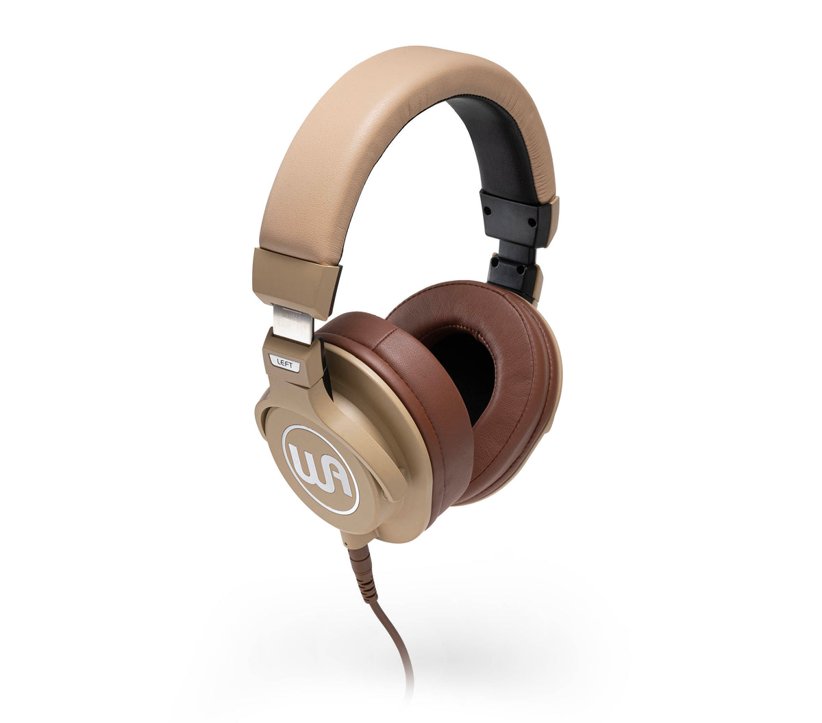 Warm Audio WA-HRT Closed-Back Professional Studio Headphones with Carrying Case - Tan Finish