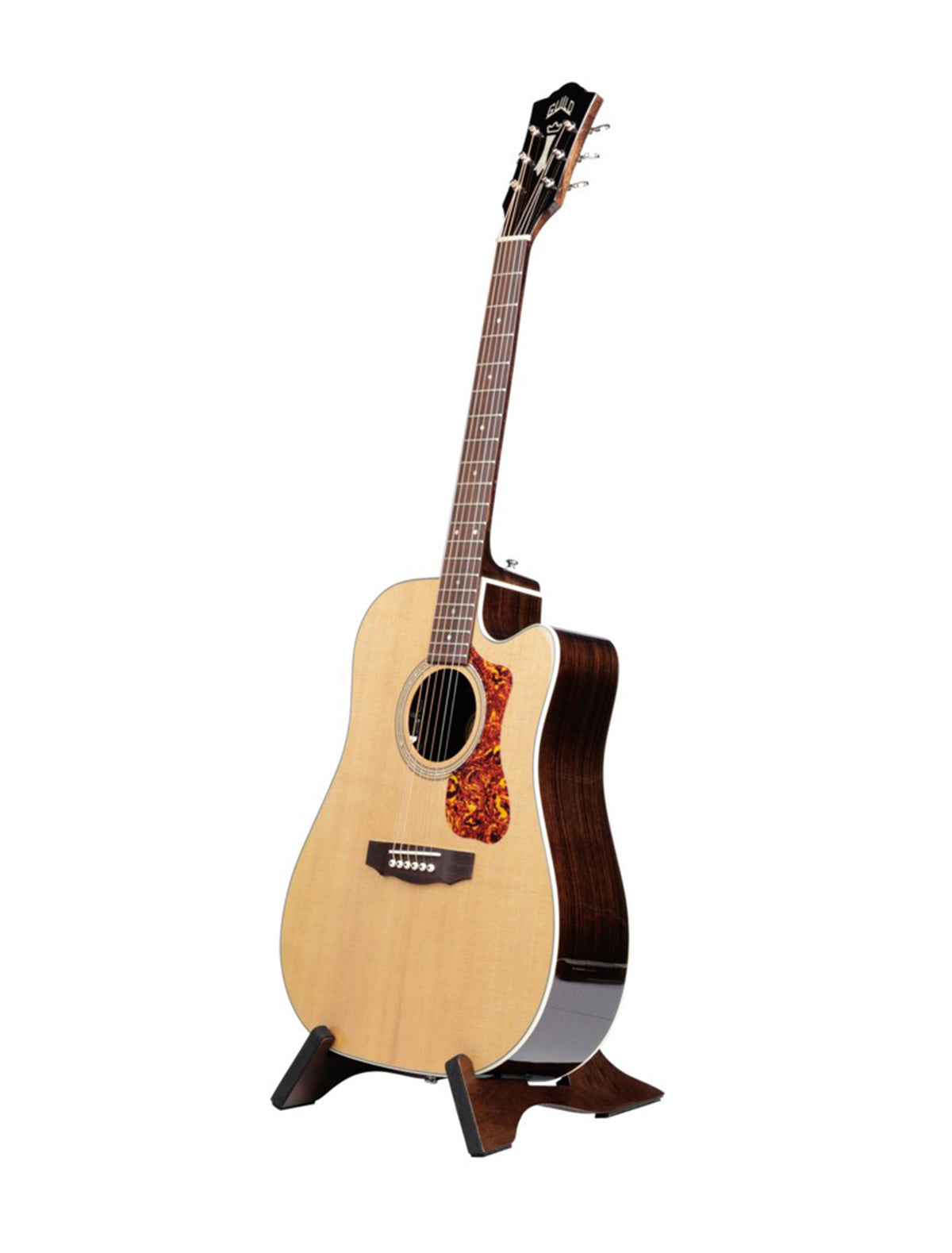 Gator Frameworks GFW-GTR-BOOMERANG, Foldable Wood Travel Guitar Stand
