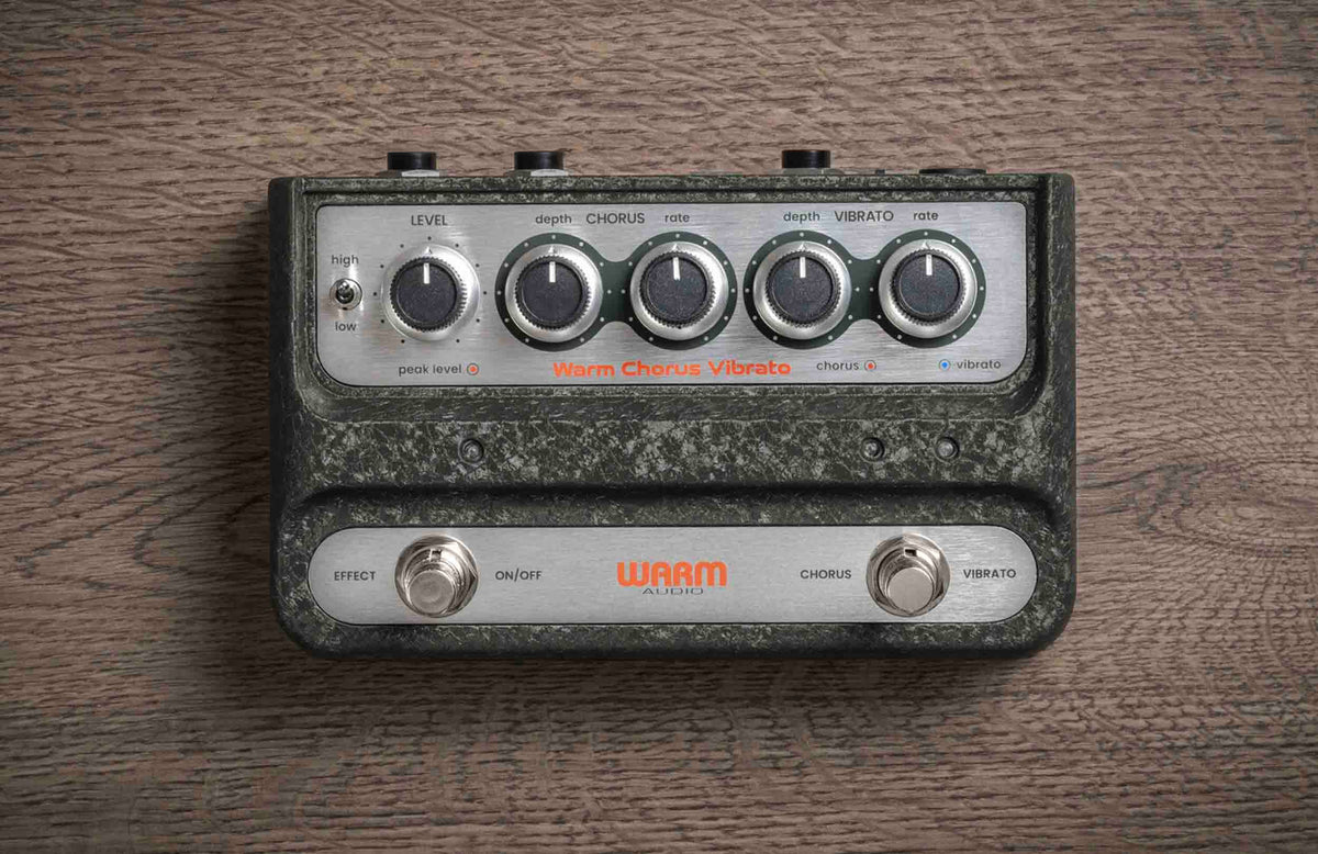 Warm Audio WA-C1-Mod Stereo Chorus and Vibrato Pedal With Depth and Rate Controls