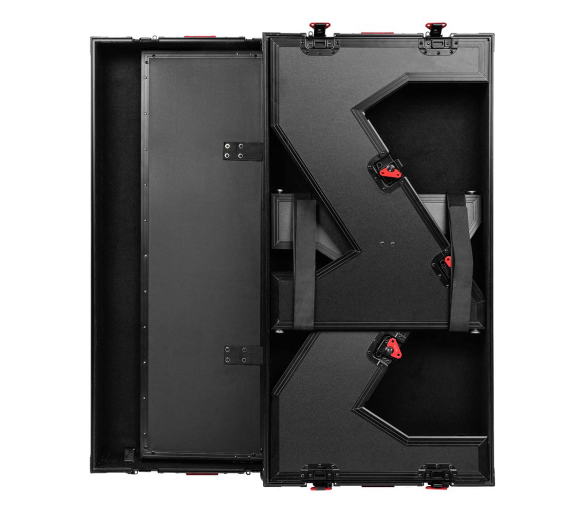 Gator Cases G-ONYX-DJT-Z DJ Table with Built-In Flight Case and Inline Wheels