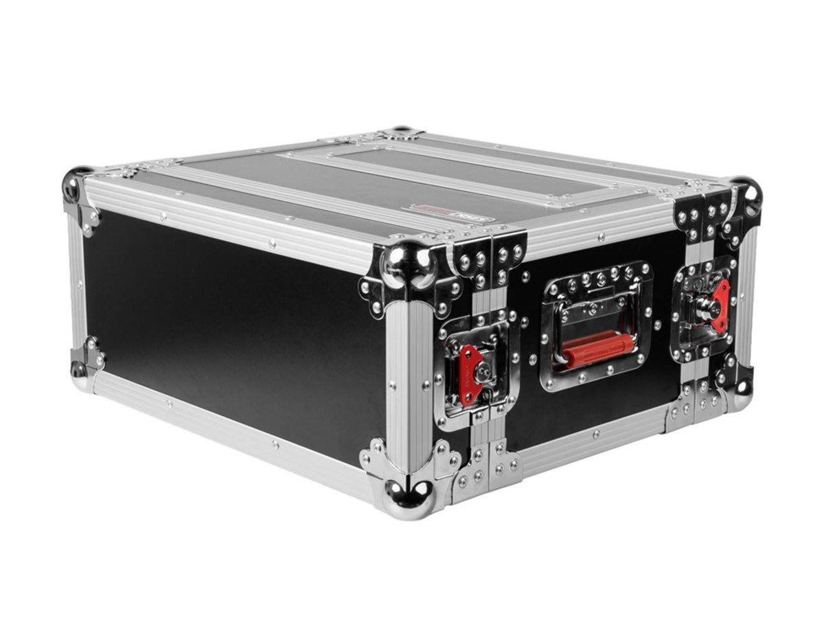 Gator GTOUR-2U-2UDR, ATA-Style 2U Rack Flight Case with 2U Storage Drawer